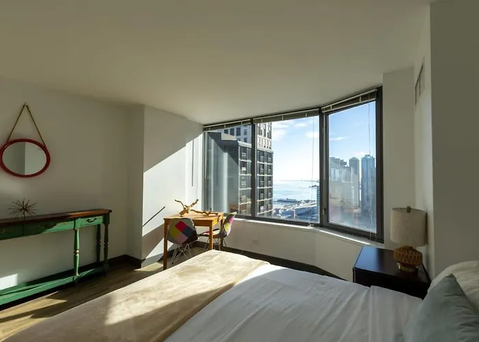 Apartment Ultimate 3br Luxury Near Navy Pier With Gym & Pool By Envitae *